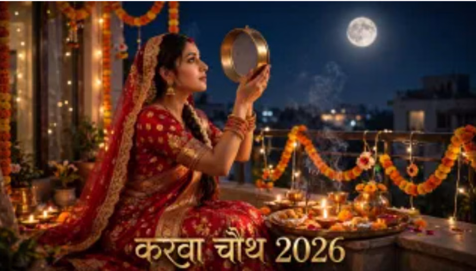 Karwa Chauth 2026: दिल्ली-NCR में कब दिखेगा चांद, जानें पूजा का शुभ मुहूर्त और विधि